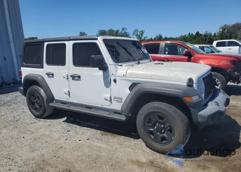 2020 Jeep Wrangler Unlimited Sport 4X4 z USA, uszkodzony, nr VIN 1C4HJXDN9LW143514